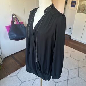 City Chic Chain Neck WrapFront Top XSW